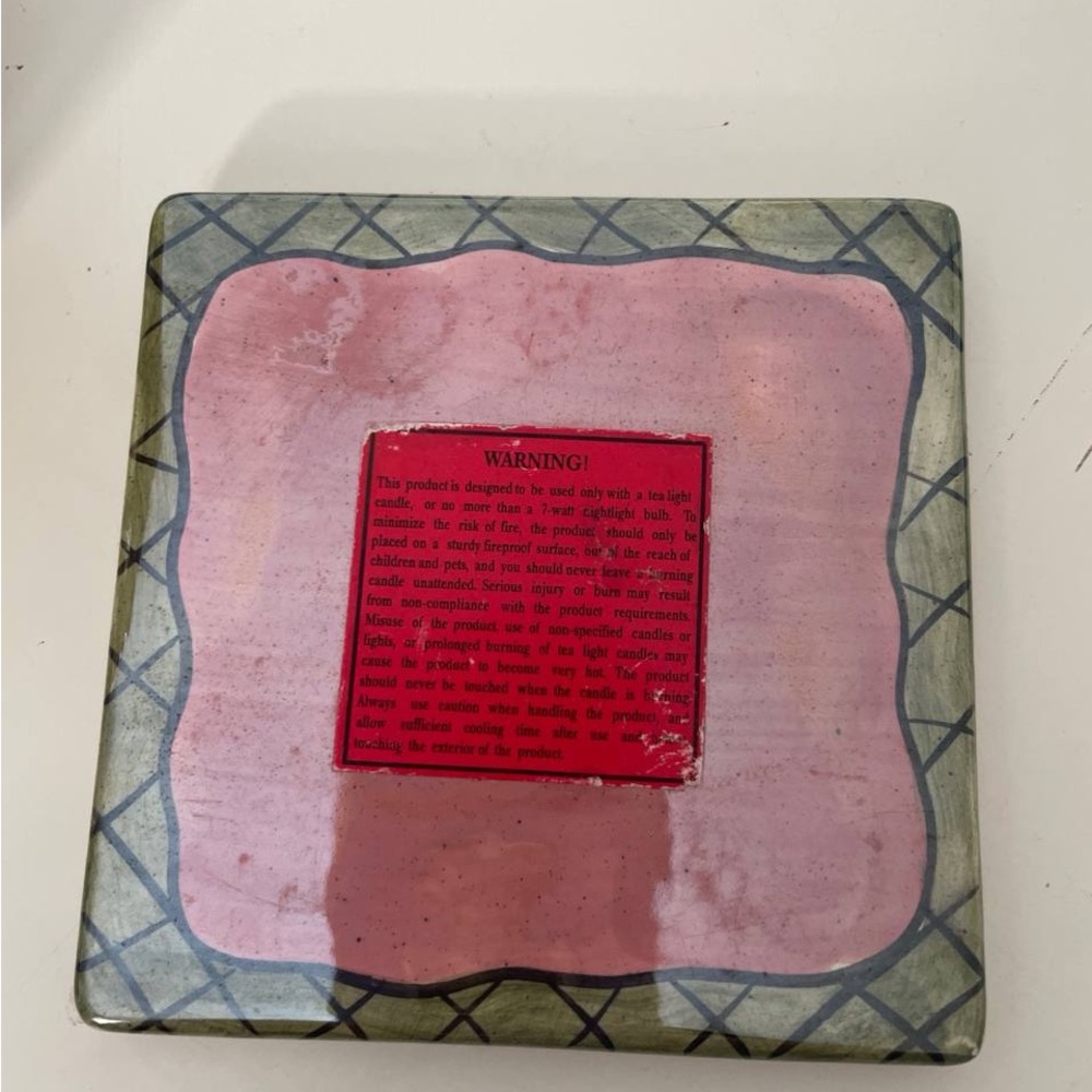 Vintage Blue Sky “Joy” Candle House - Picture 6 of 7